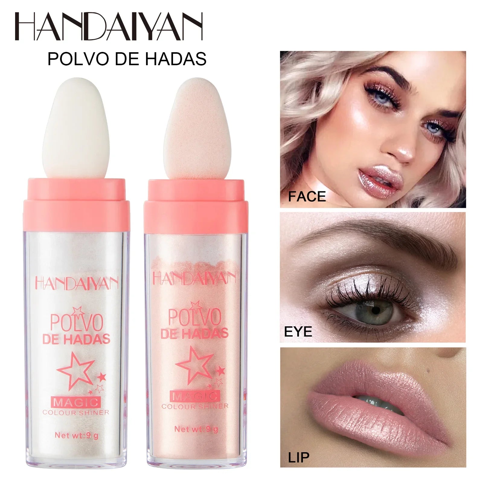 Iluminador en Barra 3 Tonos ✨ Glow Instantáneo para Rostro y Cuerpo