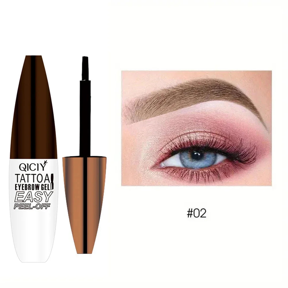Gel de Cejas Peel Off Efecto Tatuaje – Larga Duración 3 Días | Waterproof y Resistente al Sudor