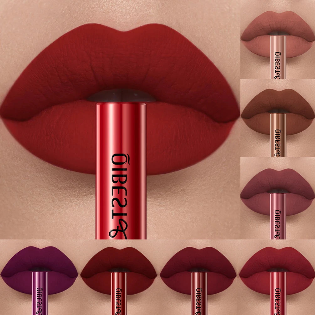 💄 Labial Mate Premium de Larga Duración | Color Intenso y Elegante ✨