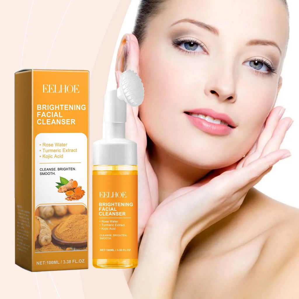 Limpiador facial refinador de poros, Limpiador facial de limpieza profunda e hidratante formula no reseca, tubo 100ml