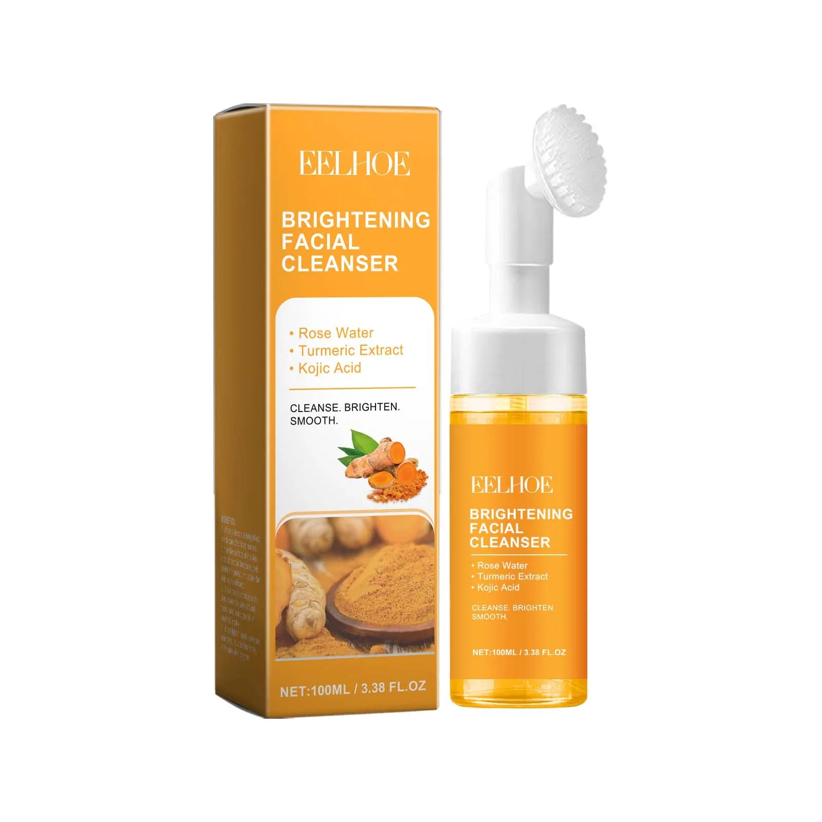 Limpiador facial refinador de poros, Limpiador facial de limpieza profunda e hidratante formula no reseca, tubo 100ml