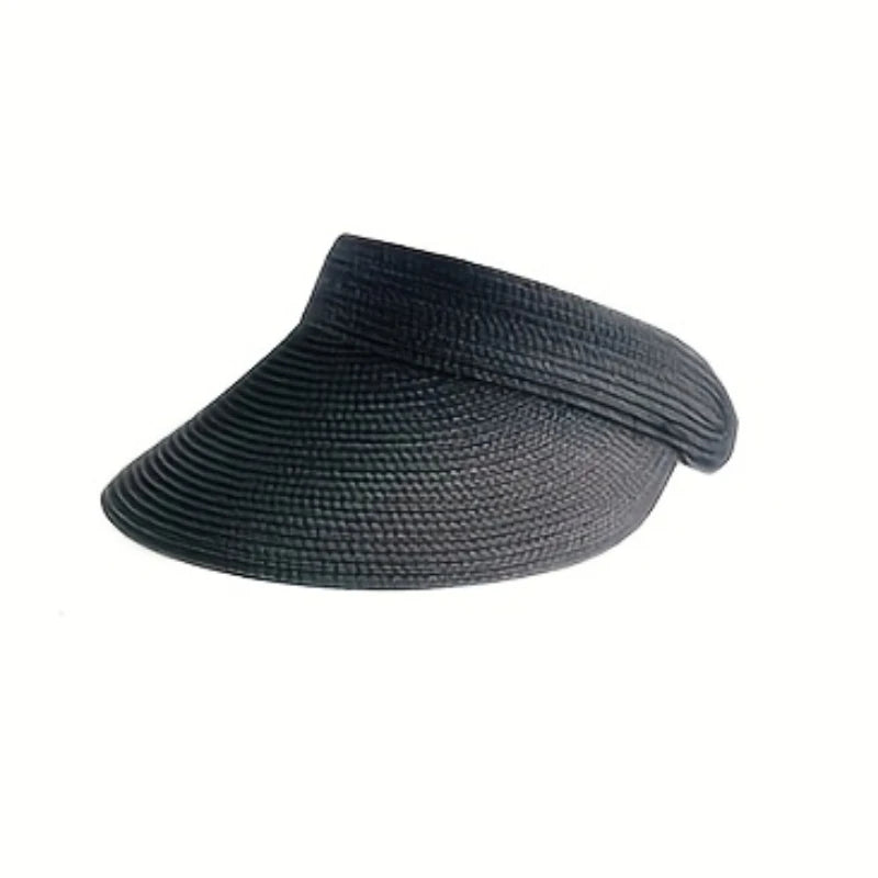 Sombrero Visera de Playa para Mujer – Protección Solar UV Elegante y Ajustable