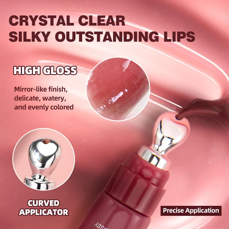 Gloss Voluminizador de Labios con Aplicador Metálico | Hidratante y Efecto Brillo Natural.