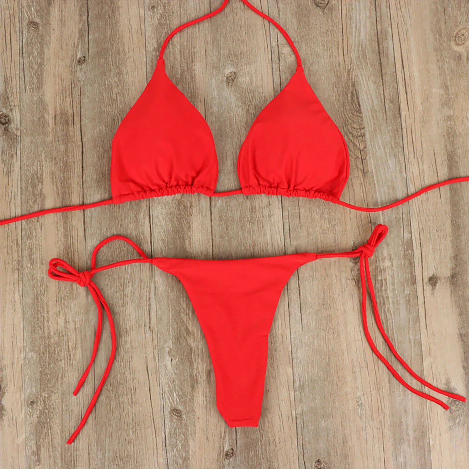 Bikini Brasileño para Mujer – Traje de Baño Sexy de Dos Piezas