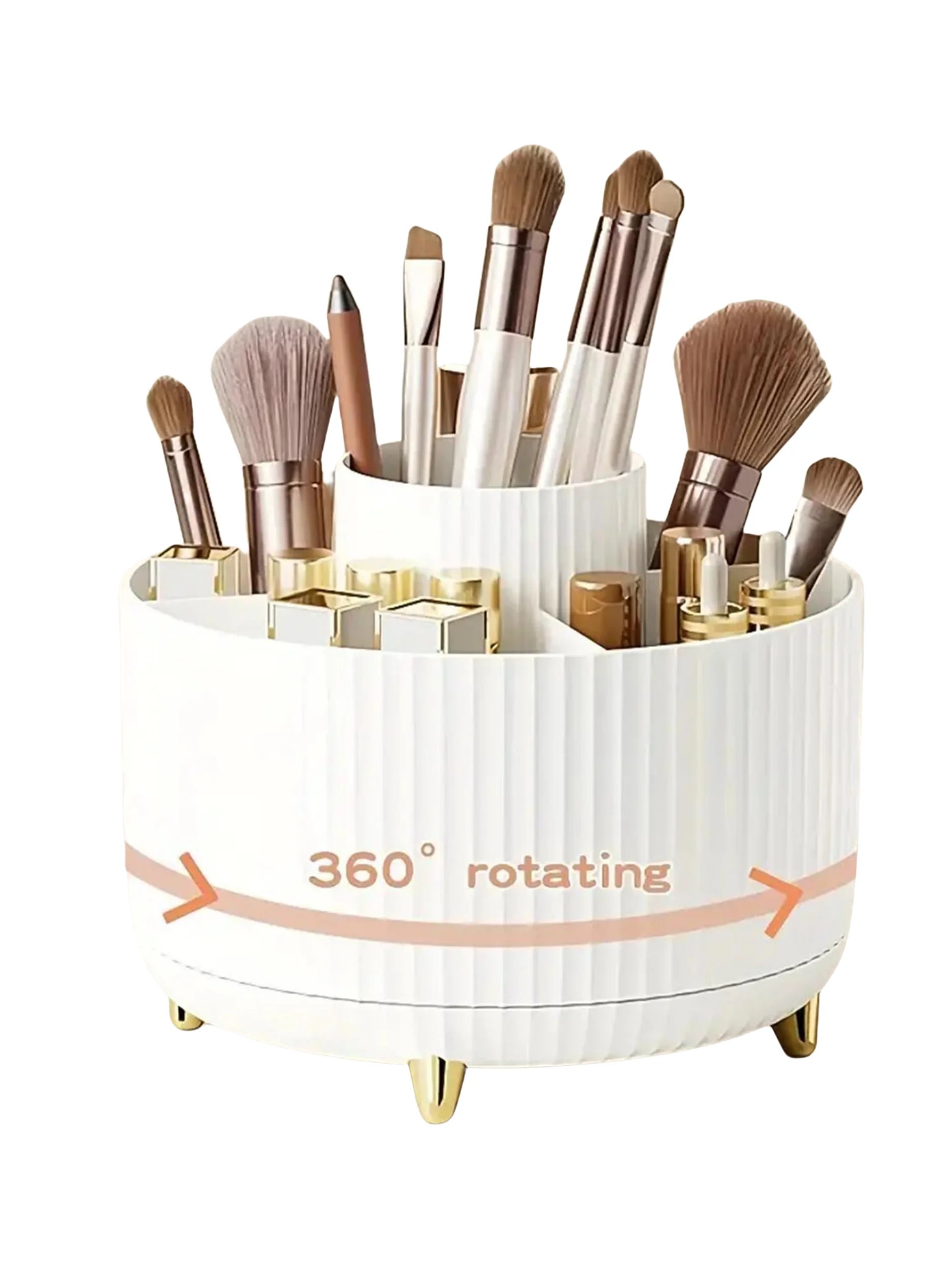 Organizador de Maquillaje Giratorio 360° / Ordena Todo en Segundos y Ahorra Espacio