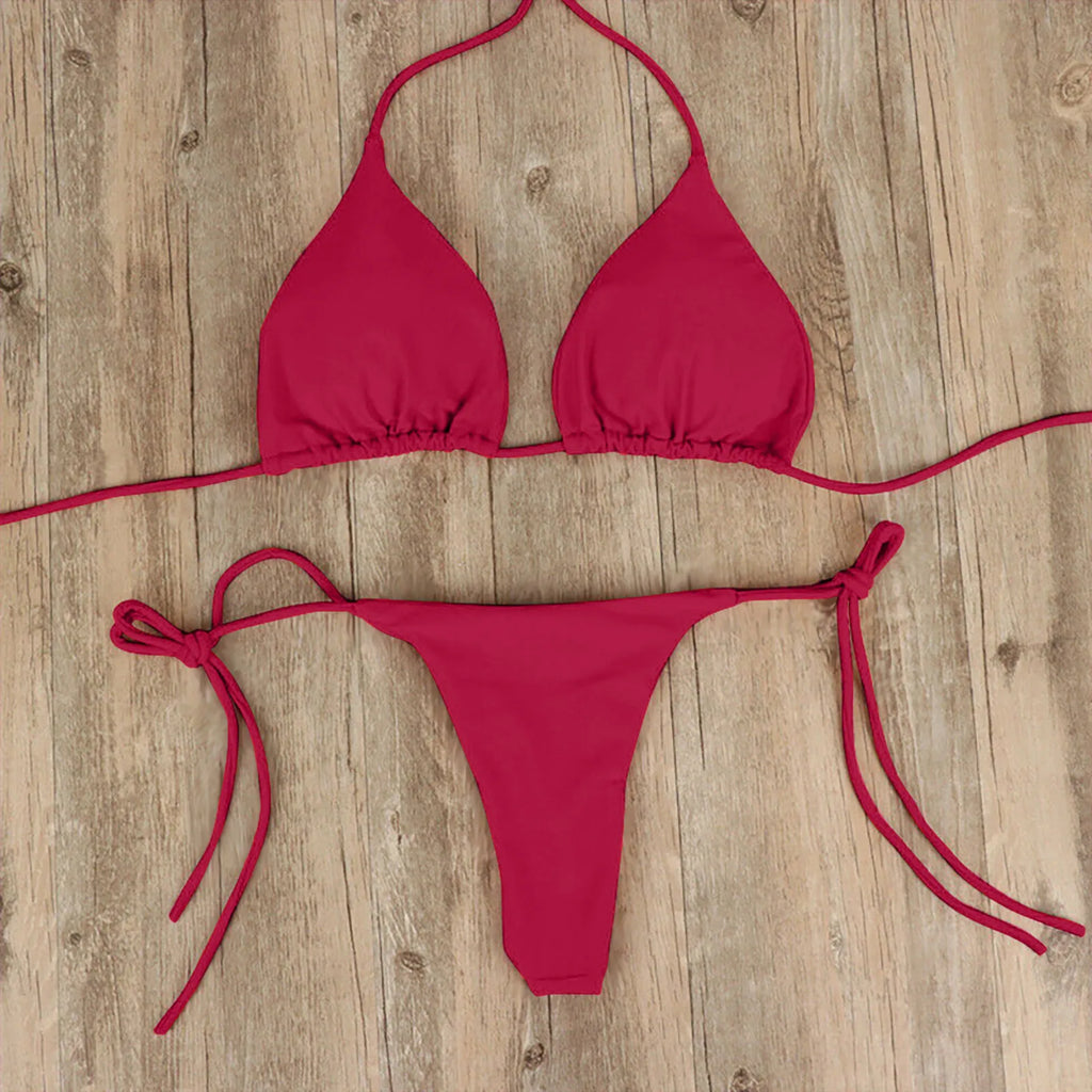 Bikini Brasileño para Mujer – Traje de Baño Sexy de Dos Piezas