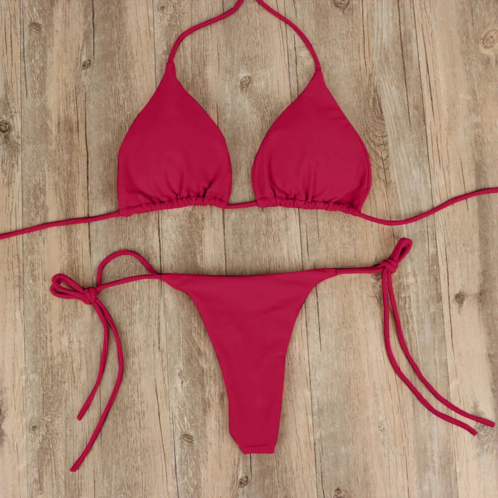 Bikini Brasileño para Mujer – Traje de Baño Sexy de Dos Piezas