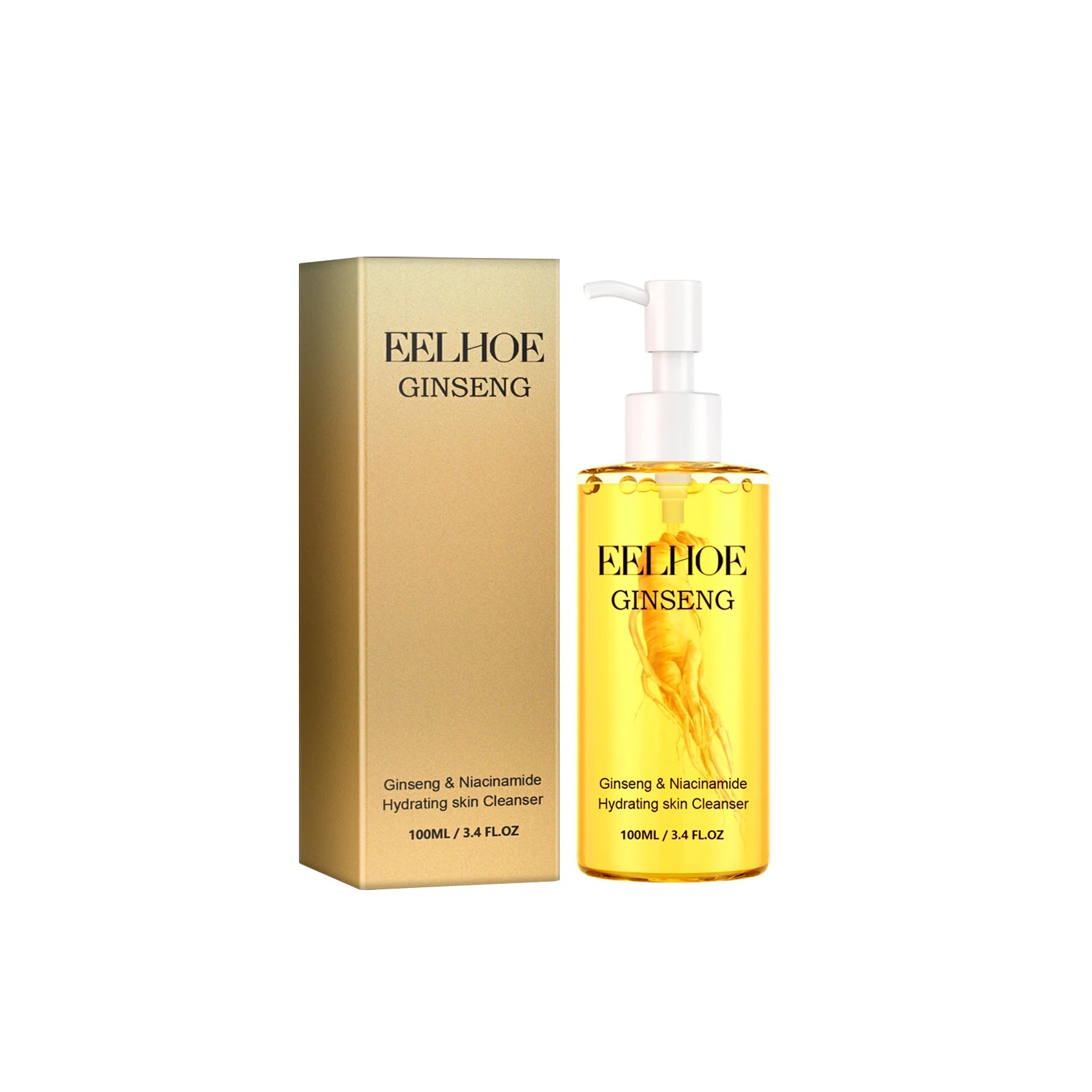 Limpiador facial refinador de poros, Limpiador facial de limpieza profunda e hidratante formula no reseca, tubo 100ml