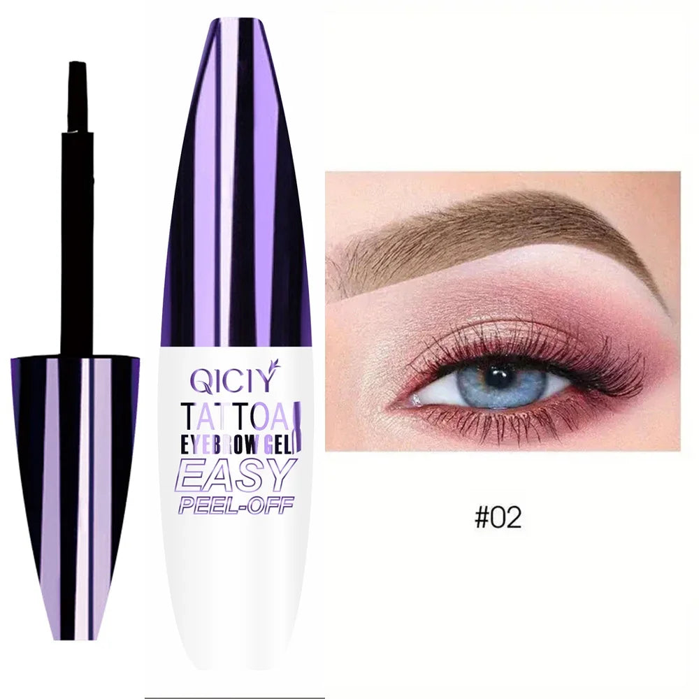 Gel de Cejas Peel Off Efecto Tatuaje – Larga Duración 3 Días | Waterproof y Resistente al Sudor
