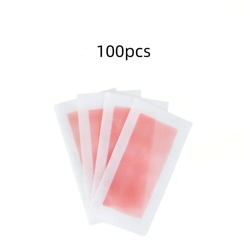 Bandas Depilatorias en frio - Eliminacion Rapida y Sin Dolor para Rostro y Cuerpo / Pack 10/20/100 pcs