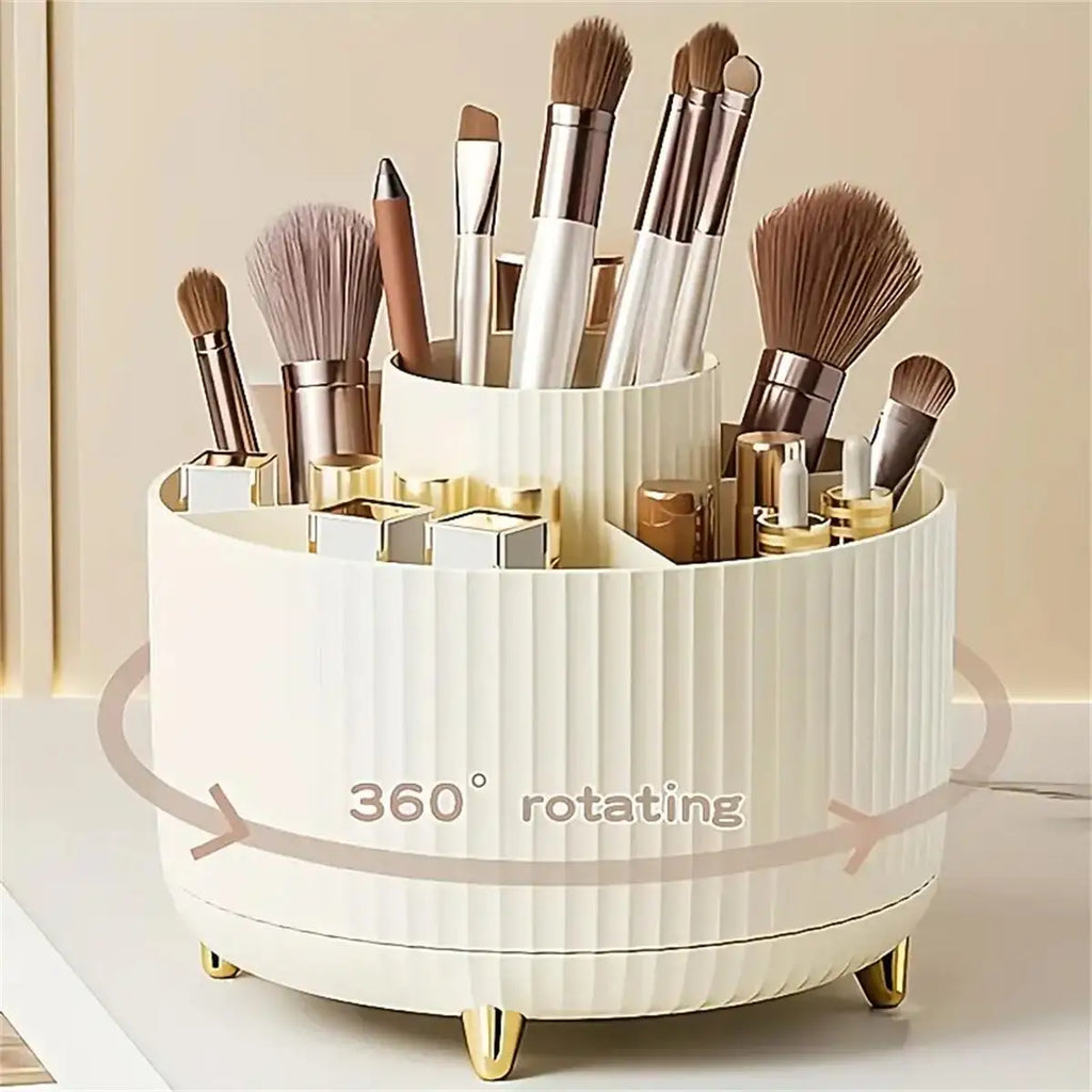 Organizador de Maquillaje Giratorio 360° / Ordena Todo en Segundos y Ahorra Espacio