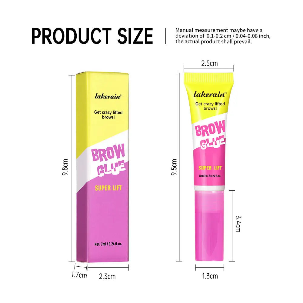 Gel laminador de cejas super lift / fijacion fuerte 24H waterproof / efecto brow lift Natural y duradero.