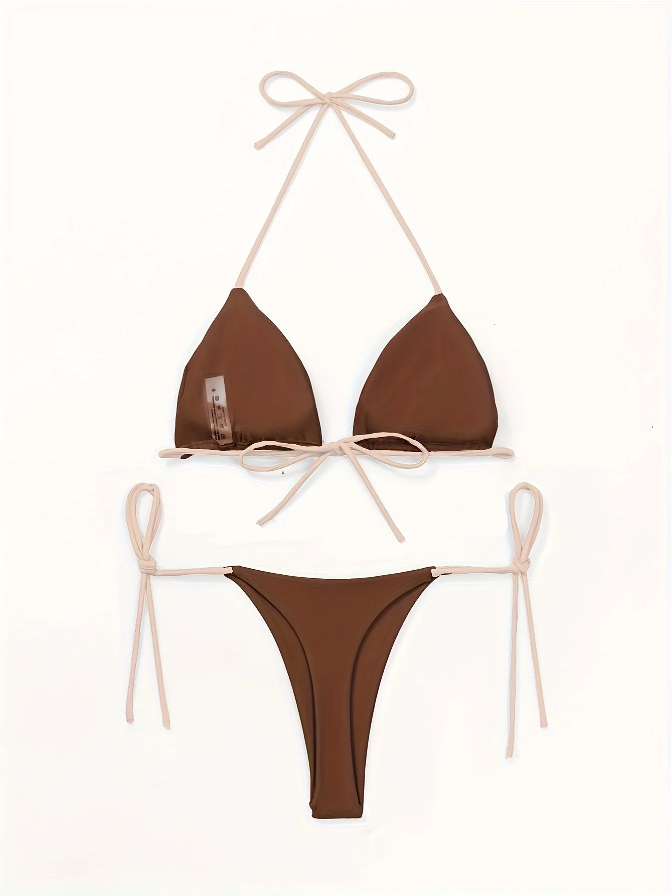 Bikini Brasileño Ajustable Chocolate – Sexy, Elegante y Cómodo