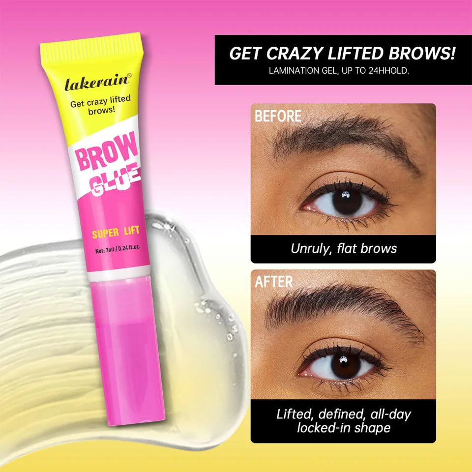 Gel laminador de cejas super lift / fijacion fuerte 24H waterproof / efecto brow lift Natural y duradero.