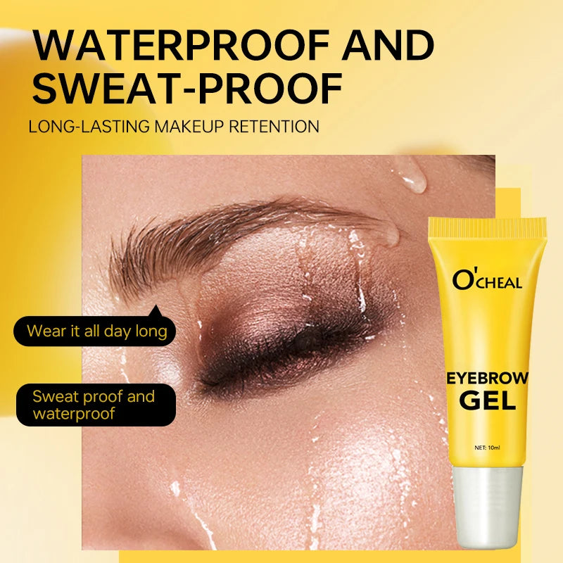 Gel Fijador de Cejas Profesional - Efecto Laminado Natural 24H / Impermeable & Facil Aplicacion