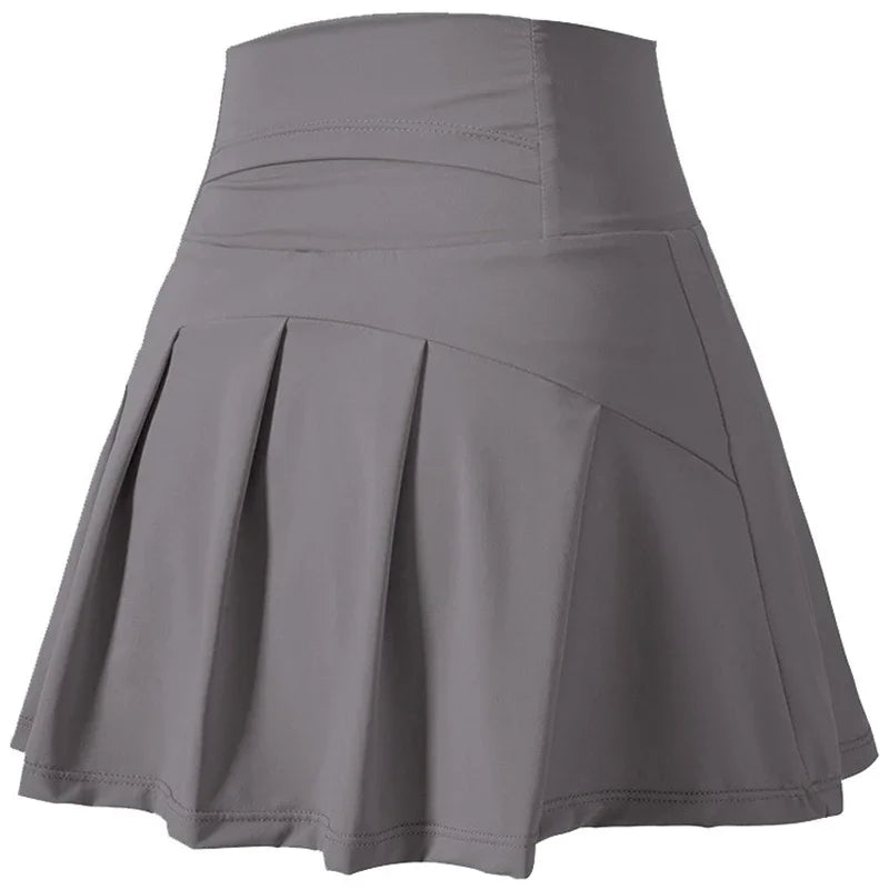 Falda Deportiva Plisada de Cintura Alta – Estilo Activo y Elegante