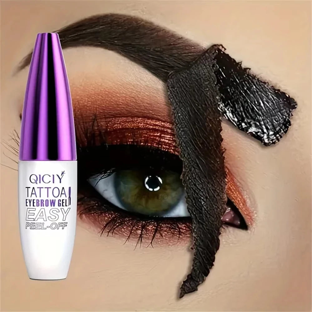 Gel de Cejas Peel Off Efecto Tatuaje – Larga Duración 3 Días | Waterproof y Resistente al Sudor