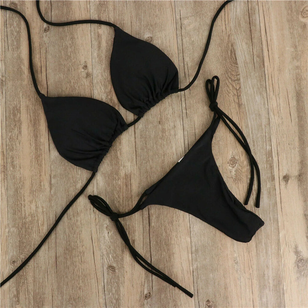 Bikini Brasileño para Mujer – Traje de Baño Sexy de Dos Piezas