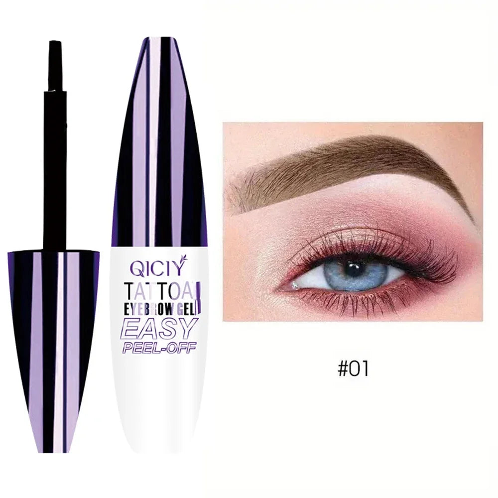 Gel de Cejas Peel Off Efecto Tatuaje – Larga Duración 3 Días | Waterproof y Resistente al Sudor