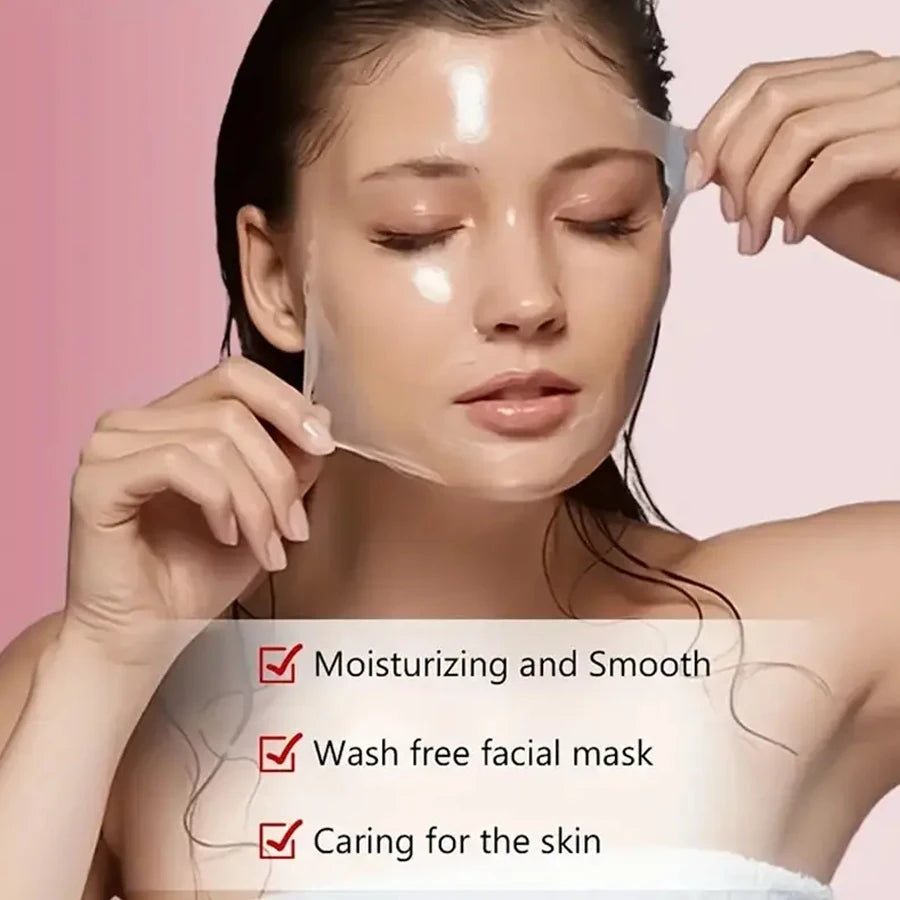 Mascarilla Facial de Colágeno - Biotina / Hidratacion Profunda & Reparacion Nocturna / Diferentes Presentaciones.
