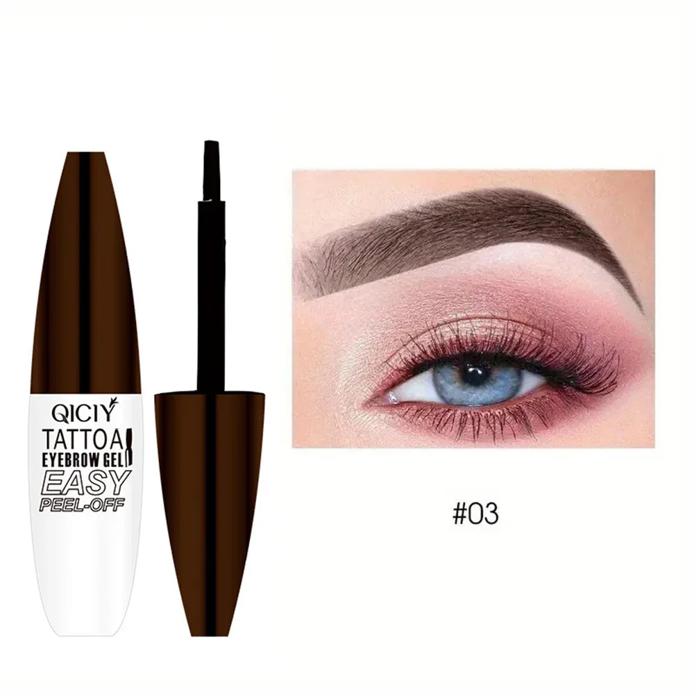 Gel de Cejas Peel Off Efecto Tatuaje – Larga Duración 3 Días | Waterproof y Resistente al Sudor