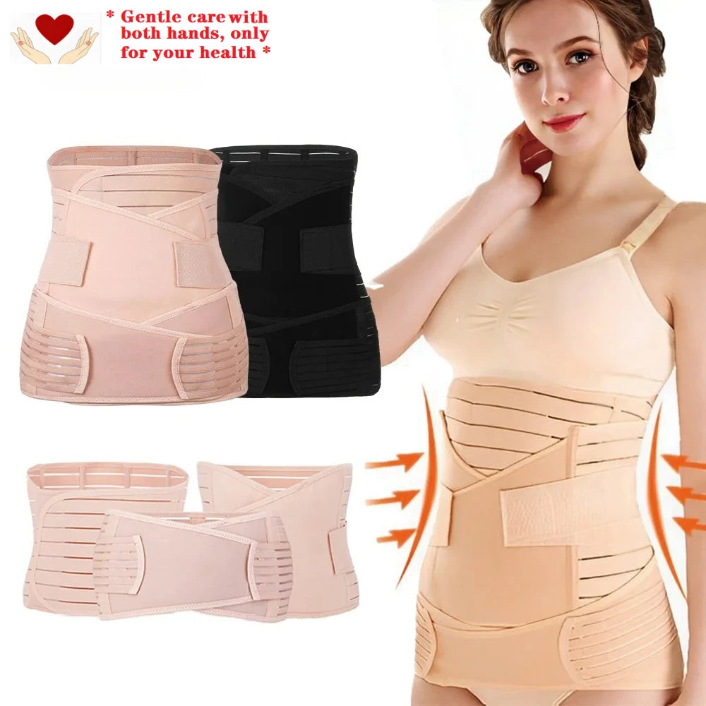 faja moldeadora posparto 3 en 1 - reductor de abdomen, cintura y cadera / ajuste perfecto y maximo soporte
